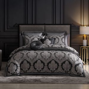 Emerson Quilt Cover Set Range Granite