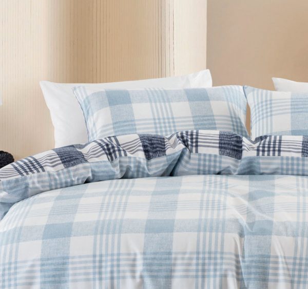 Wyona Quilt Cover Set Range Blue