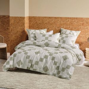 Una Quilt Cover Set Range Eucalyptus