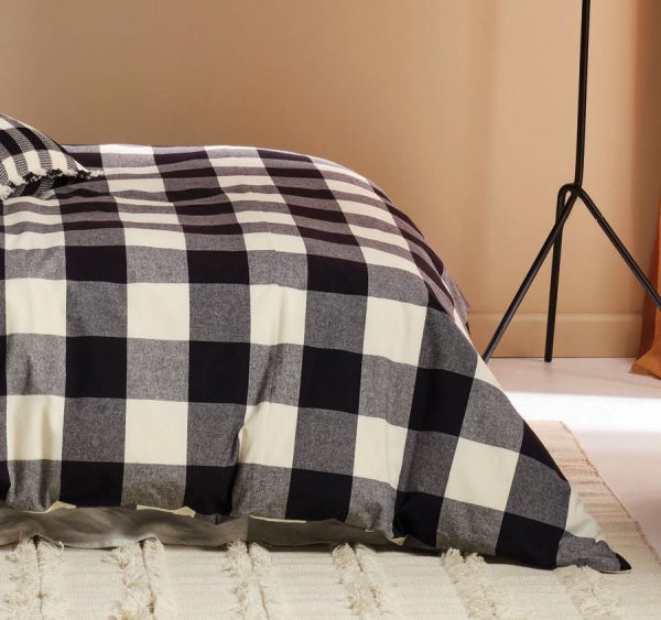 Wren Quilt Cover Set Range Black