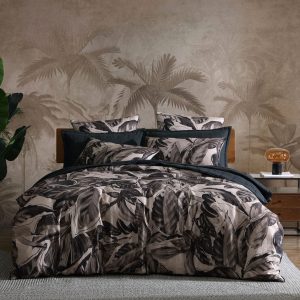 Elio Quilt Cover Set Range Black